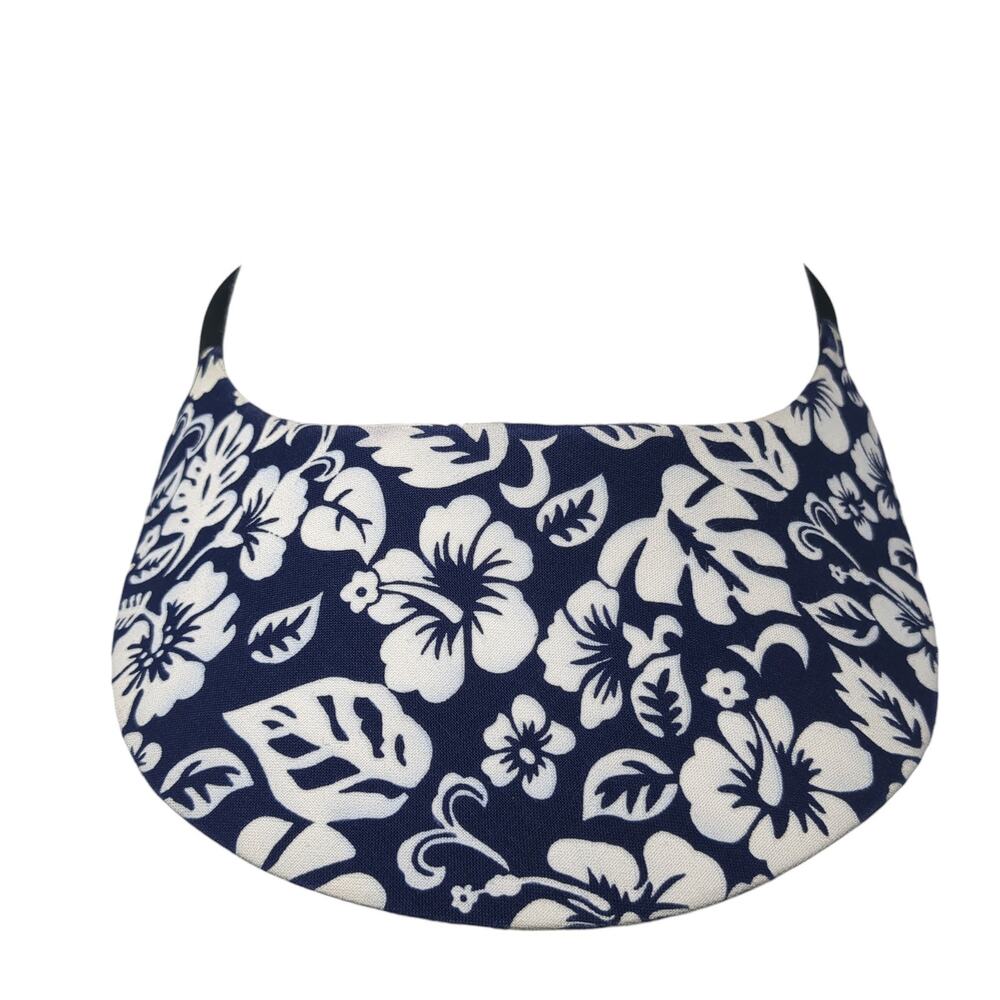 No Headache Sun Visor Hat Multicolor One Size Adjustable Floral Print Blank